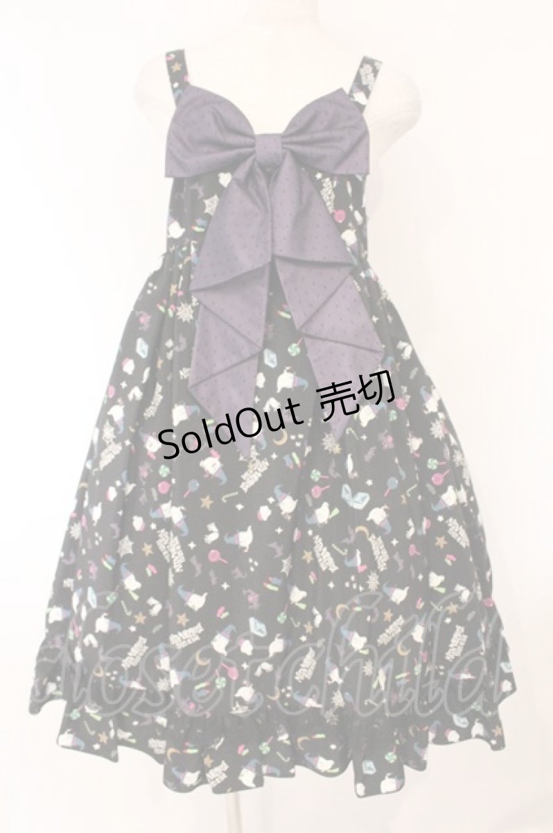 画像1: metamorphose / Sweet Spooky Night ベビードールジャンパースカート サイズ1 クロ O-26-04-13-006-ME-OP-IG-OS (1)