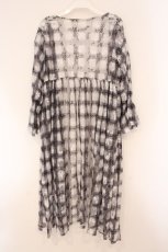 画像3: axes femme / チェック柄レースロングカーディガン  シロ×クロ O-26-04-13-052-AX-TO-IG-OS (3)