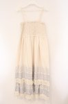 画像4: axes femme / 段々刺繍2WAYロングスカート  シロ×サックス O-26-04-13-056-AX-SK-IG-OS (4)