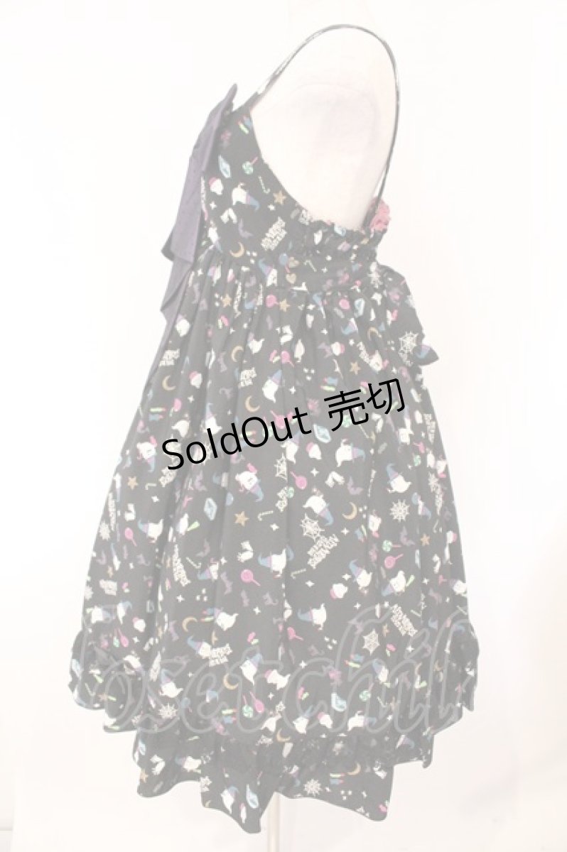 画像4: metamorphose / Sweet Spooky Night ベビードールジャンパースカート サイズ1 クロ O-26-04-13-006-ME-OP-IG-OS (4)