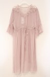 画像4: axes femme / 楊柳レースロングガウン  ピンク O-26-04-13-060-AX-TO-IG-OS (4)