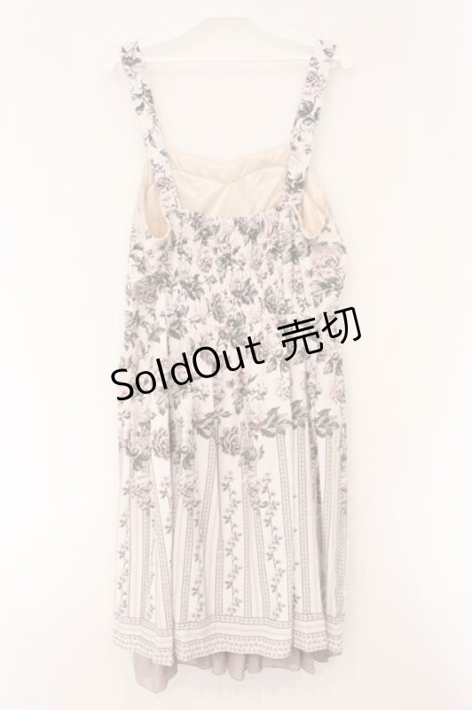 画像3: axes femme / ローズストライプジャンドレ M ピンク O-26-04-13-061-AX-OP-IG-OS (3)