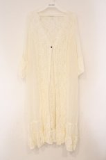画像1: axes femme / レース切り替えロングガウン  シロ O-26-04-13-066-AX-TO-IG-OS (1)