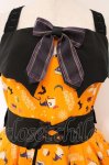 画像2: metamorphose / Sweet Spooky Nightサーキュラージャンパースカート サイズ1 オレンジ O-26-04-13-007-ME-OP-IG-OS (2)