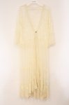 画像1: axes femme / ガウン風レースロングカーデイガン  生成り O-26-04-13-079-AX-TO-IG-OS (1)