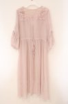 画像3: axes femme / 袖ドロストガウン  ピンク O-26-04-13-084-AX-TO-IG-OS (3)