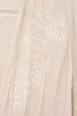 画像2: axes femme / 裾刺繍ロングガウン M ベージュ O-26-04-13-087-AX-TO-IG-OS (2)