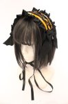 画像1: metamorphose / Sweet Spooky Nightヘッドドレス  オレンジ O-26-04-13-003-ME-AC-IG-OS (1)