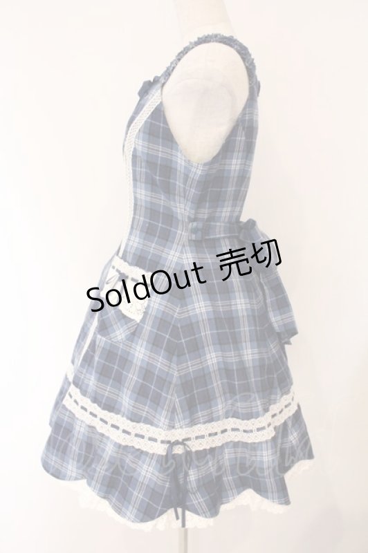 画像5: BABY,THE STARS SHINE BRIGHT / タータンチェックリボン裾スカラップ ジャンパースカートI  コン O-26-04-13-018-BA-OP-OW-OS (5)
