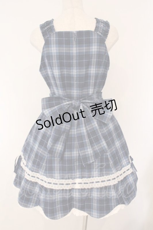 画像6: BABY,THE STARS SHINE BRIGHT / タータンチェックリボン裾スカラップ ジャンパースカートI  コン O-26-04-13-018-BA-OP-OW-OS (6)