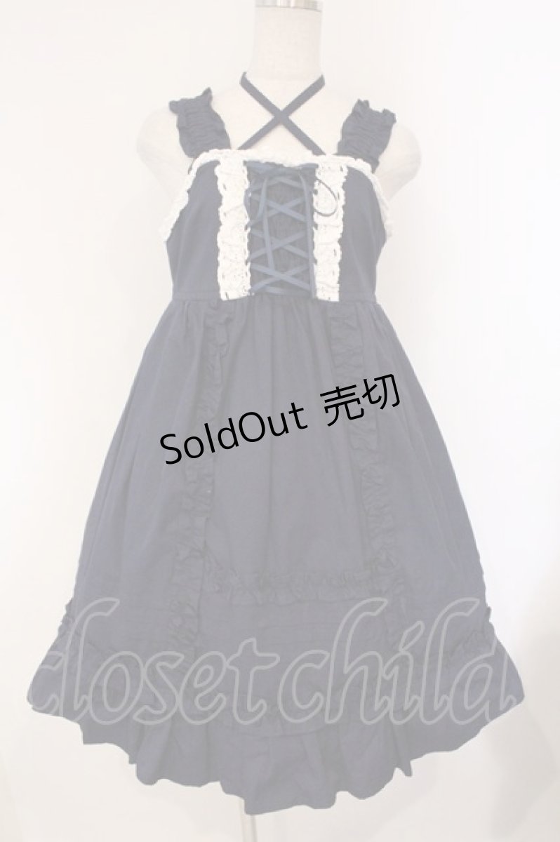 画像1: BABY,THE STARS SHINE BRIGHT / ベビードールジャンパースカート＆カチューシャセットの単品  コン O-26-04-13-020-BA-OP-OW-OS (1)
