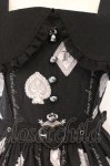 画像2: ALICE and the PIRATES / アリスのティアボトル柄ハートベルトジャンパースカート  クロ O-26-04-14-032-PA-OP-OW-OS (2)