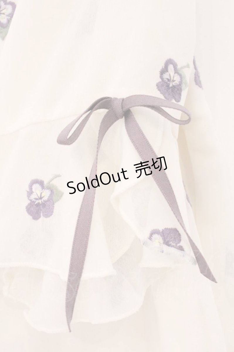 画像2: an another angelus / パンジー総刺繍ブラウス F アイボリー O-26-04-14-004-CA-BL-OW-OS (2)