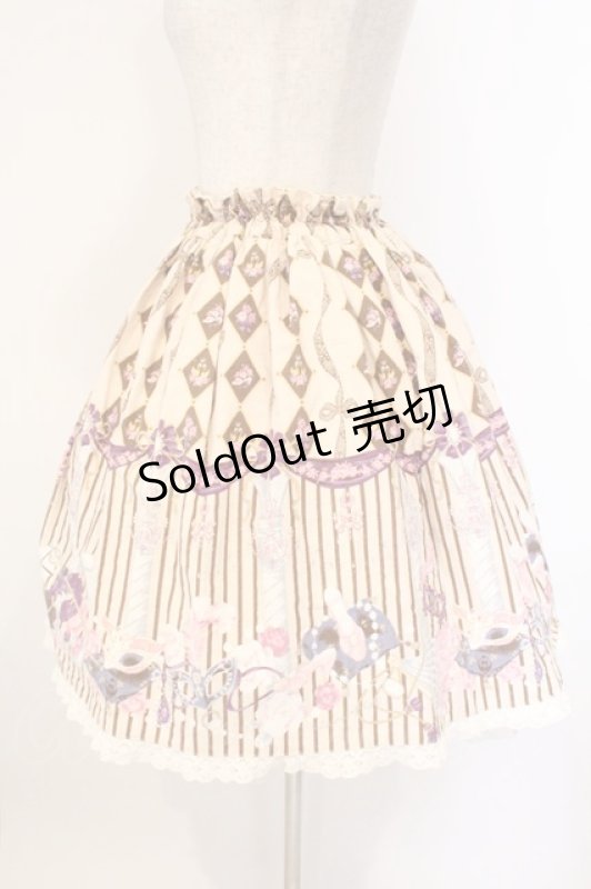 画像3: metamorphose / Masquerade Ladyミニスカート  ロイヤルミルクティー O-26-04-14-036-ME-SK-OW-OS (3)