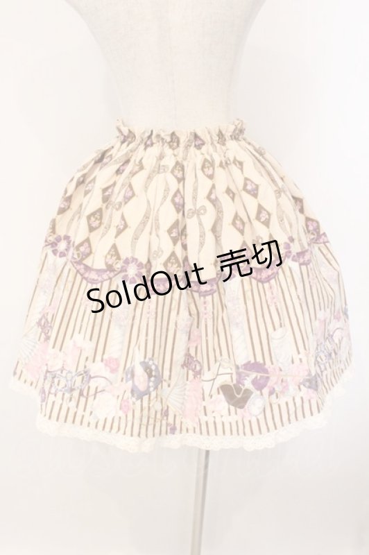 画像4: metamorphose / Masquerade Ladyミニスカート  ロイヤルミルクティー O-26-04-14-036-ME-SK-OW-OS (4)