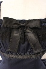 画像2: Millefleurs / バッスルワンピース M ネイビー O-26-04-14-043-EL-OP-OW-OS (2)