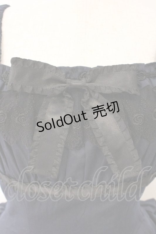 画像2: Millefleurs / バッスルワンピース M ネイビー O-26-04-14-043-EL-OP-OW-OS (2)