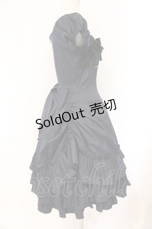 画像3: Millefleurs / バッスルワンピース M ネイビー O-26-04-14-043-EL-OP-OW-OS (3)