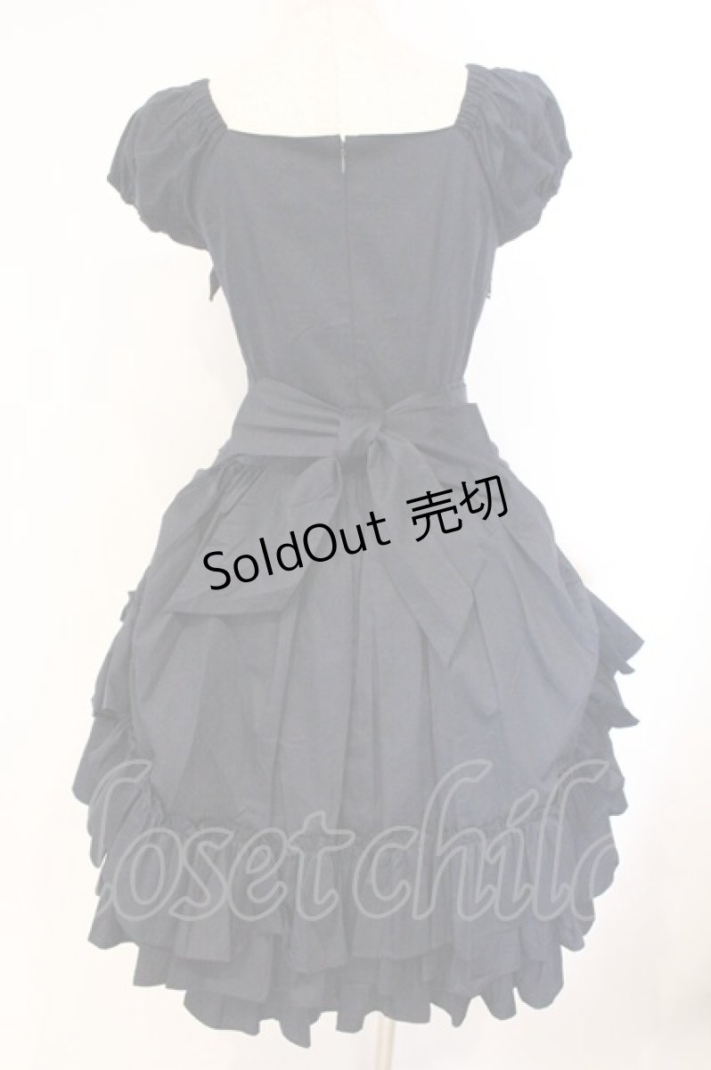 画像5: Millefleurs / バッスルワンピース M ネイビー O-26-04-14-043-EL-OP-OW-OS (5)