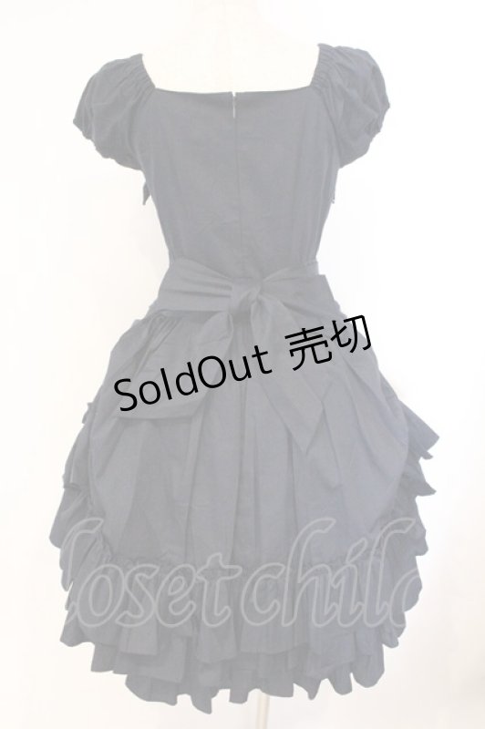 画像5: Millefleurs / バッスルワンピース M ネイビー O-26-04-14-043-EL-OP-OW-OS (5)