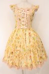 画像1: Innocent World / 天使プリントジャンパースカート  イエロー O-26-04-14-044-IW-OP-OW-OS (1)