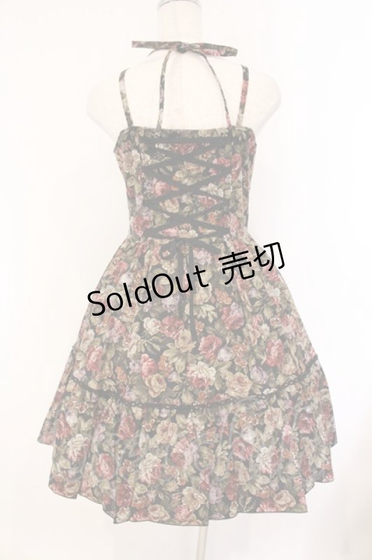 画像5: MIHO MATSUDA / ゴブランプリントキャミワンピース M ブラック系 O-26-04-14-045-GO-OP-OW-OS (5)