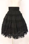 画像1: Innocent World / ミニバラティアードスカート  クロ O-26-04-14-046-IW-SK-OW-OS (1)