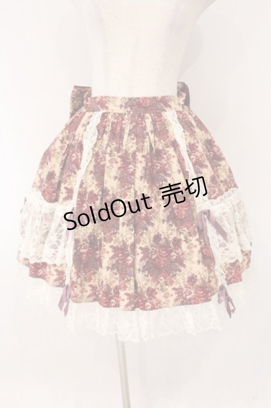 画像1: metamorphose / ゴブランプリントスカート  アカ系 O-26-04-14-047-ME-SK-OW-OS (1)