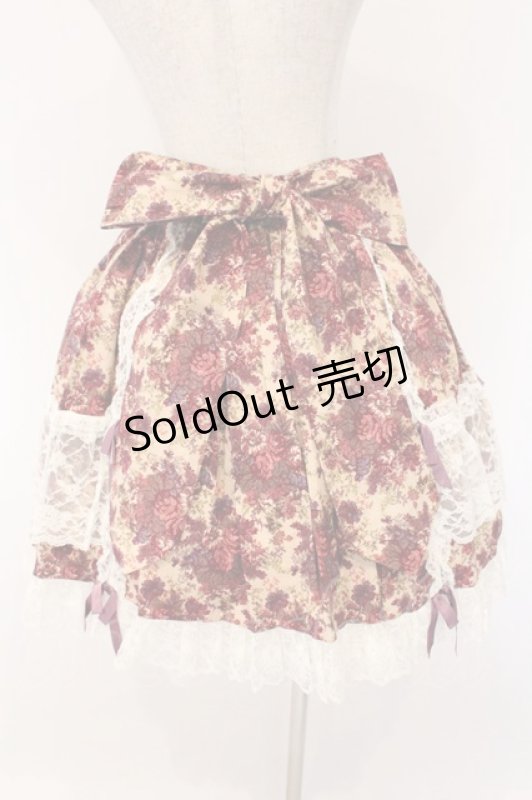 画像5: metamorphose / ゴブランプリントスカート  アカ系 O-26-04-14-047-ME-SK-OW-OS (5)