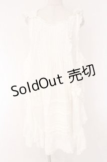 PINK HOUSE / うさぎの耳フード付きローンタブリエ シロ O-26-04-14