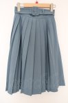 画像1: Fi.n.t / 太ベルト付きプリーツスカート F ブルー O-26-04-14-1007-CA-SK-OW-OS (1)