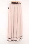 画像2: an another angelus / 裾ライン変形プリーツスカート F ピンクベージュ O-26-04-14-1008-CA-SK-OW-OS (2)