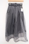 画像1: an another angelus / シアーギンガムチェックタックスカート F クロ O-26-04-14-1009-CA-SK-OW-OS (1)