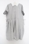 画像1: Fi.n.t / ドロストリボンシャツワンピース F ブルーグレー O-26-04-14-1021-CA-OP-OW-OS (1)