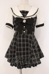 画像1: LIZ LISA / 半袖セーラーカラーセットアップ 0 クロ O-26-04-14-052-LO-OP-OW-OS (1)