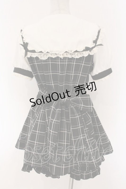 画像5: LIZ LISA / 半袖セーラーカラーセットアップ 0 クロ O-26-04-14-052-LO-OP-OW-OS (5)