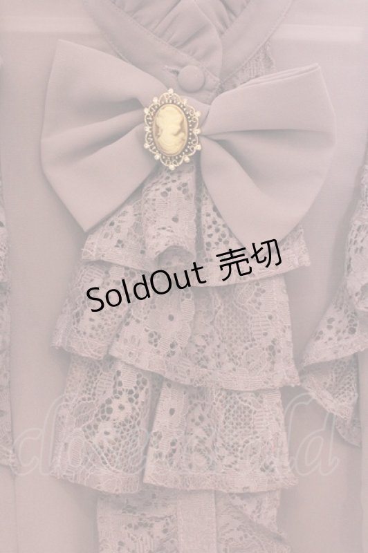 画像2: Chalmiere / クラシカルレーシー半袖ブラウス M ラベンダー O-26-04-14-058-0-BL-YM-OS (2)