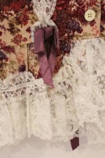 画像3: metamorphose / ゴブランプリントオーバーブラウス  アカ系 O-26-04-14-066-ME-BL-OW-OS (3)