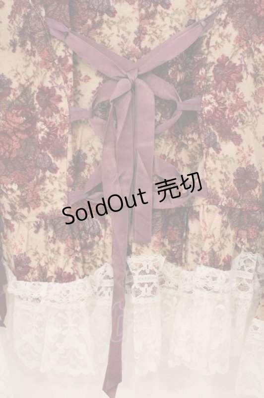 画像6: metamorphose / ゴブランプリントオーバーブラウス  アカ系 O-26-04-14-066-ME-BL-OW-OS (6)