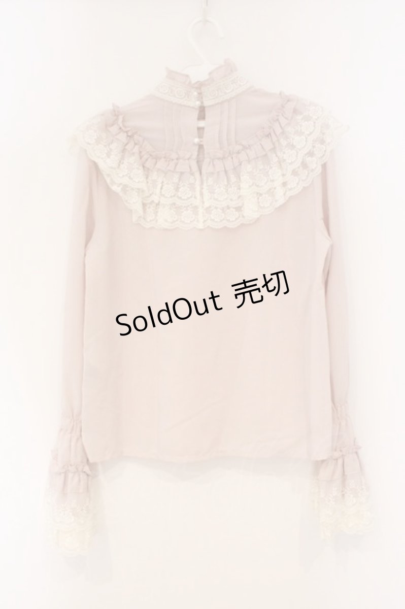 画像5: Millefleurs / クラシックブラウス M ピンク O-26-04-14-070-EL-BL-OW-OS (5)