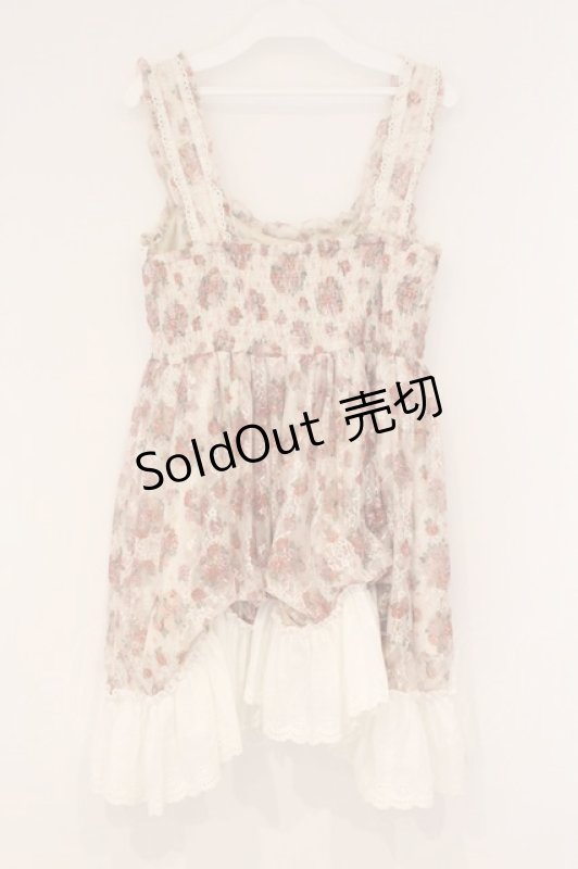 画像4: axes femme / 花柄レースチュニック F クリーム O-26-04-14-074-AX-OP-IG-OS (4)