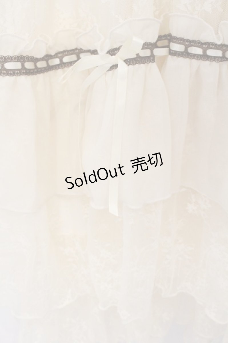 画像3: axes femme / リボンセットレースワンピース F アイボリー O-26-04-14-075-AX-OP-IG-OS (3)
