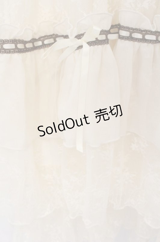 画像3: axes femme / リボンセットレースワンピース F アイボリー O-26-04-14-075-AX-OP-IG-OS (3)