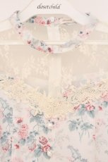 画像2: Kurumi Collaboration / KRハナジゴスリーブワンピース M オフシロ O-26-04-14-080-GO-OP-IG-OS (2)