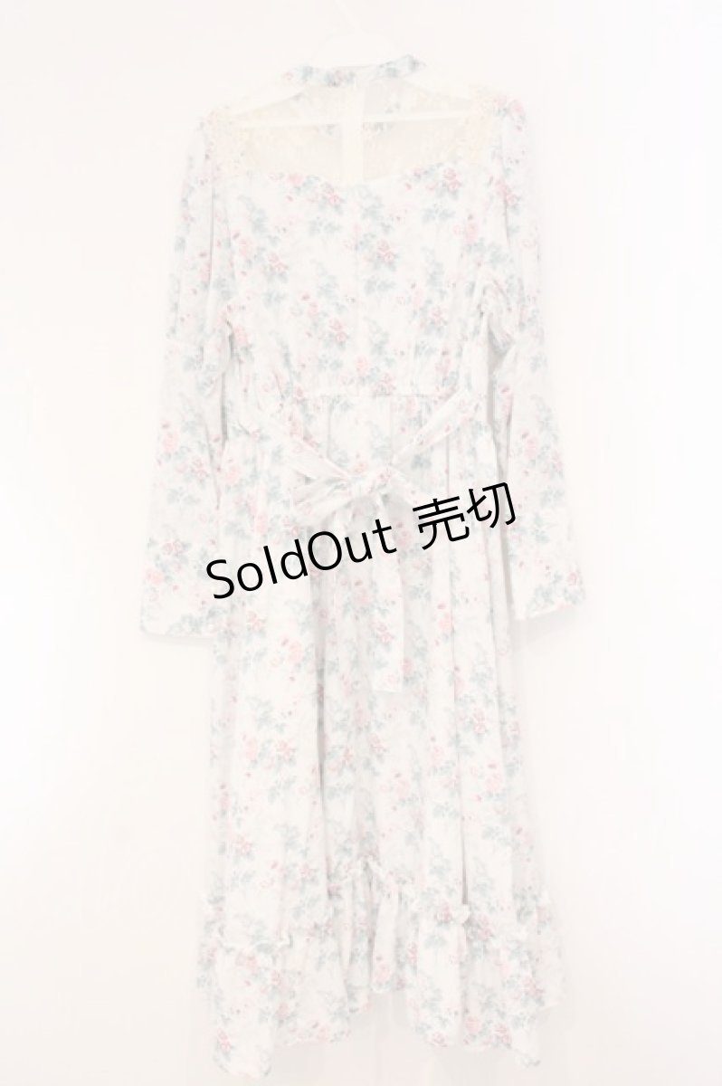 画像3: Kurumi Collaboration / KRハナジゴスリーブワンピース M オフシロ O-26-04-14-080-GO-OP-IG-OS (3)