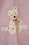 画像2: PINK HOUSE / くま刺繍パンツ  ピンク O-26-04-14-082-LO-PA-IG-OS (2)