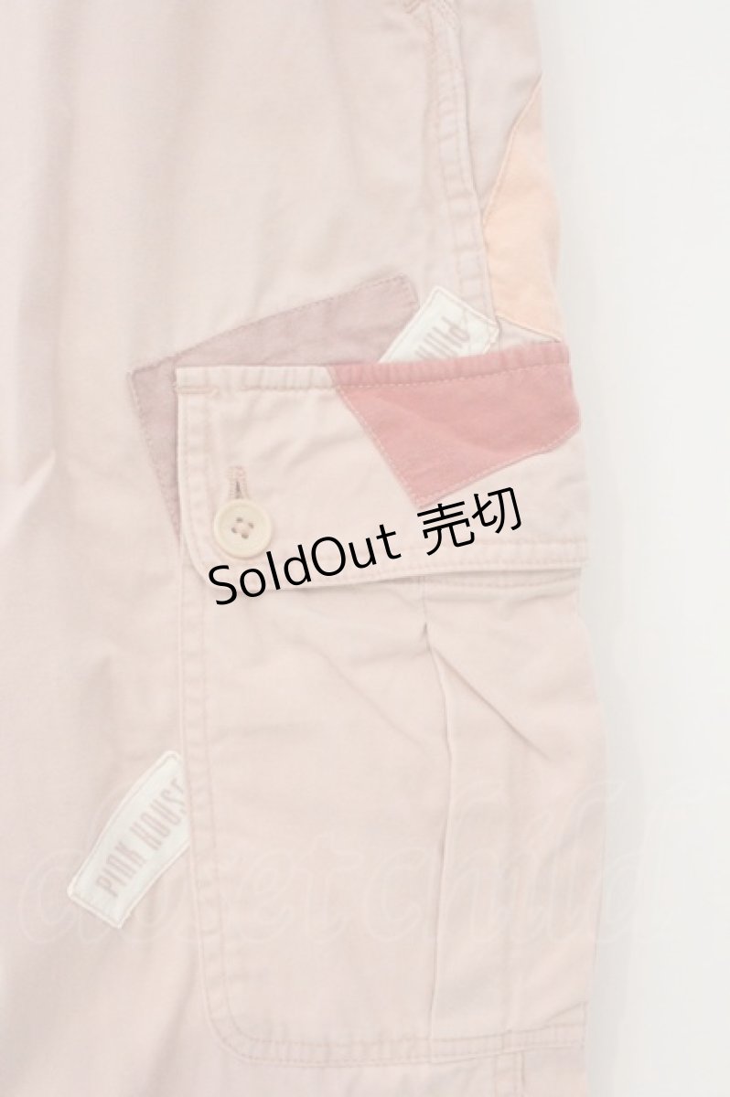 画像2: PINK HOUSE / パッチワークパンツ  ピンク O-26-04-14-083-LO-PA-IG-OS (2)
