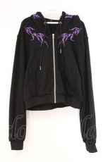 画像1: REFLEM / サンリオコラボクロミクロップドパーカー F ブラック O-26-04-14-086-PU-TO-OW-OS (1)