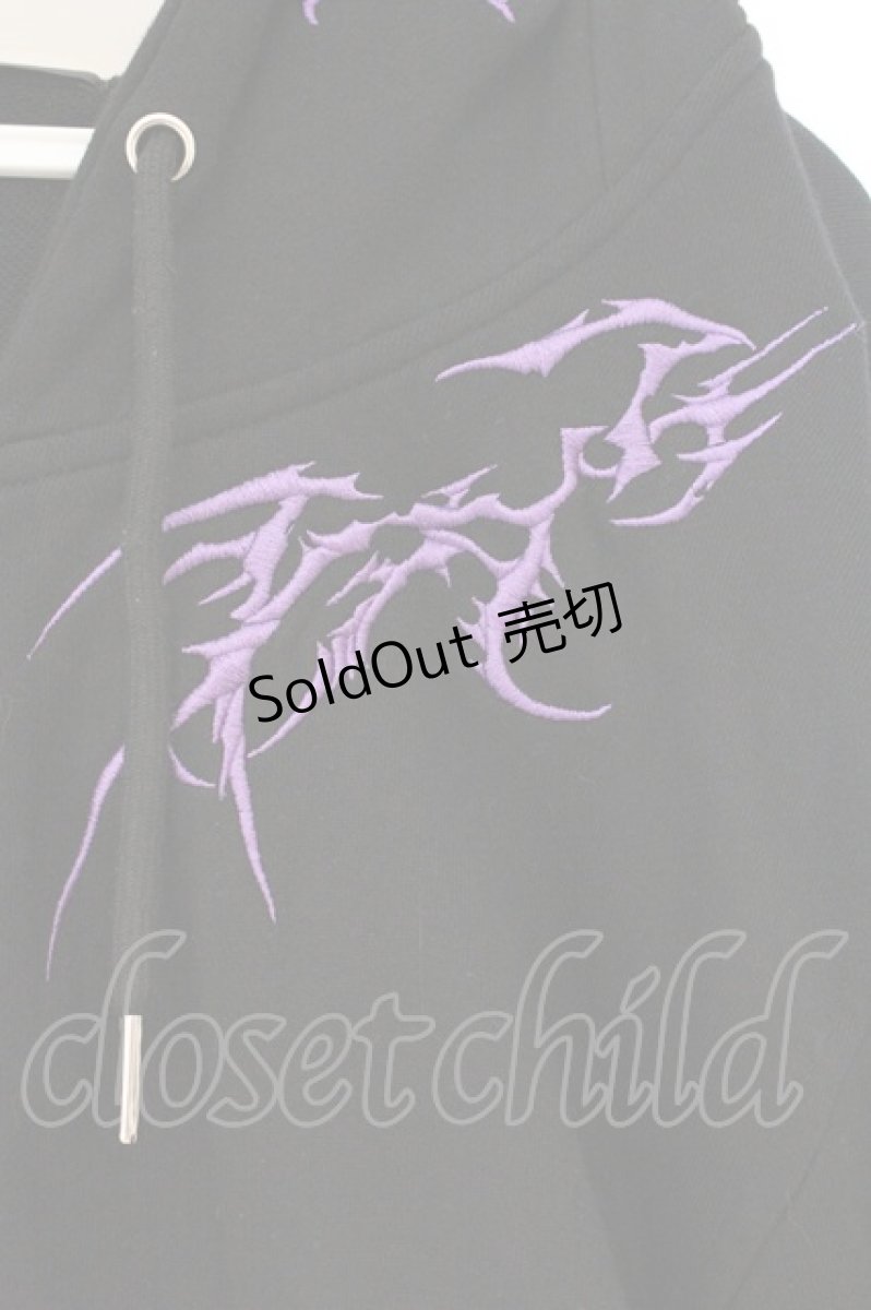 画像2: REFLEM / サンリオコラボクロミクロップドパーカー F ブラック O-26-04-14-086-PU-TO-OW-OS (2)