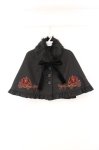 画像1: BPN / 王冠の馬車柄ケープ M ブラック O-26-04-14-012-GO-JA-OW-OS (1)